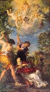 Pietro da Cortona The Stoning of St.Stephen 02 Norge oil painting reproduction